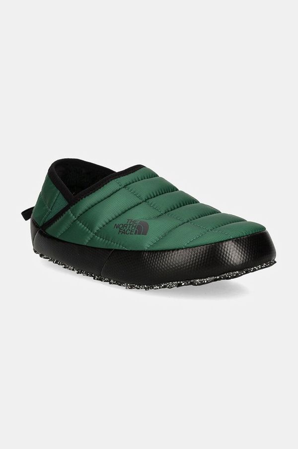 The North Face Copati The North Face Thermoball Traction Mule V zelena barva, NF0A3V1HS9W1