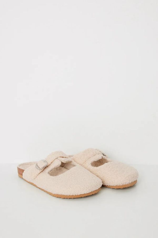 women'secret Copati women'secret DAILY TEDDY bež barva, 4998090