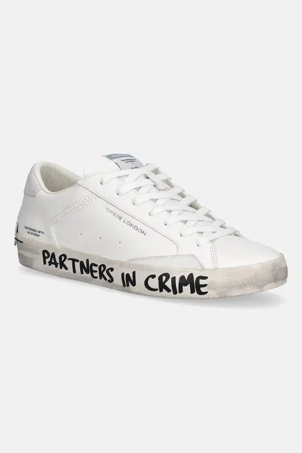 Crime London Crime London DISTRESSED superge moške usnjene