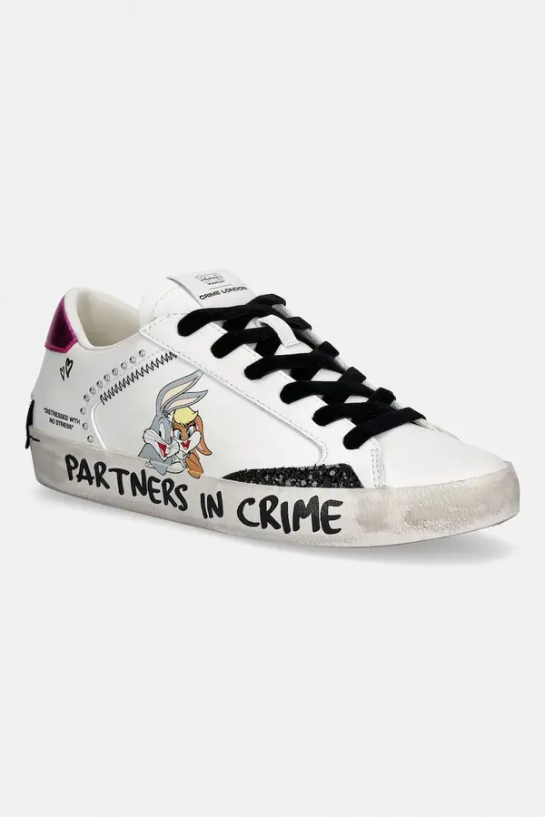 Crime London Crime London DISTRESSED superge ženske usnjene