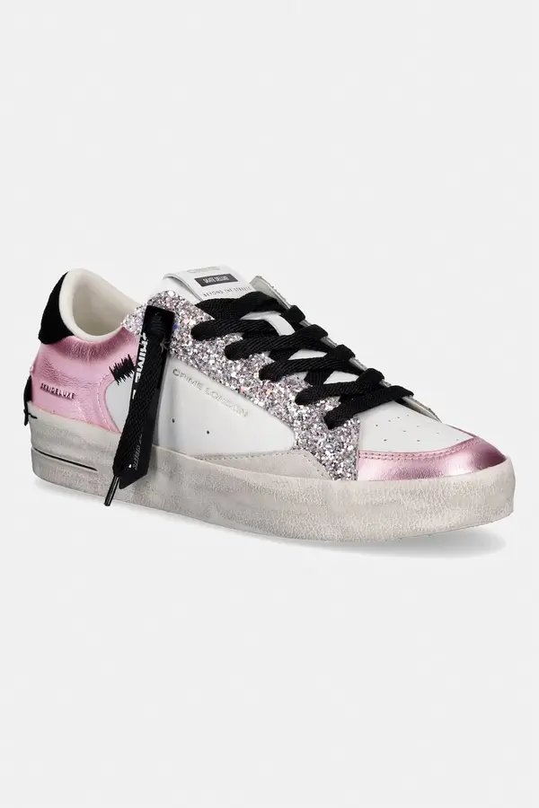 Crime London Crime London SK8 DELUXE superge ženske usnjene