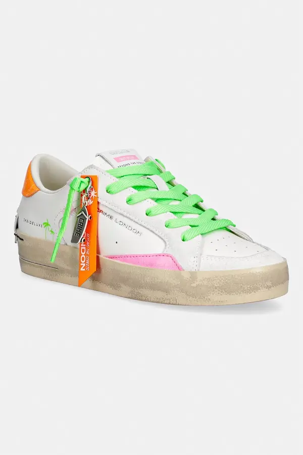 Crime London Crime London SK8 DELUXE superge ženske usnjene