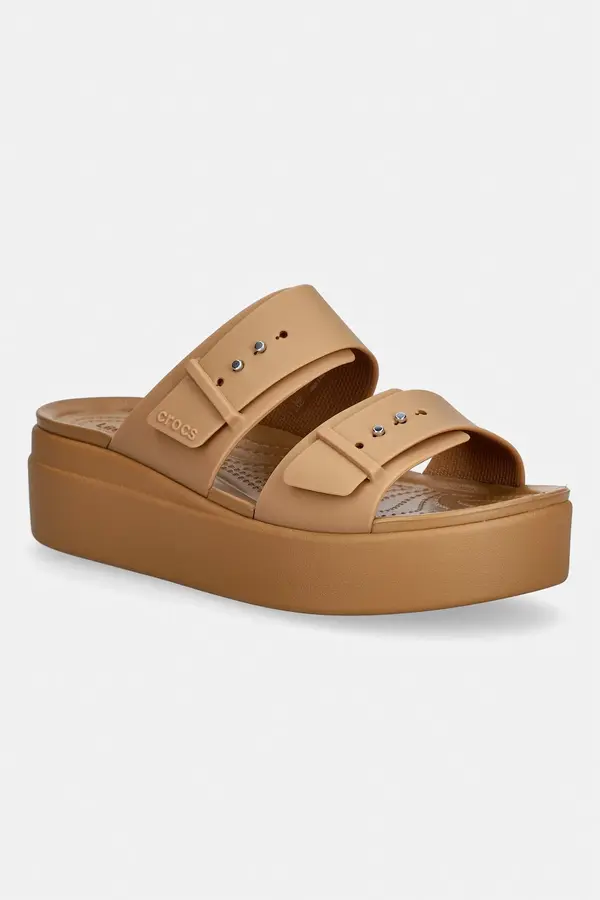 Crocs Crocs natikači s platformo ženski Brooklyn
