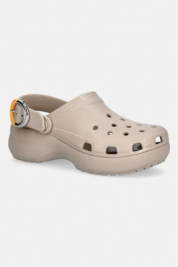 Crocs Crocs natikači s platformo ženski Classic Platform Buckle Clog