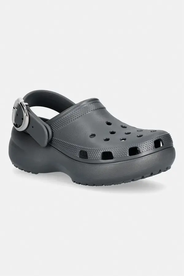 Crocs Crocs natikači s platformo ženski Classic Platform Buckle Clog