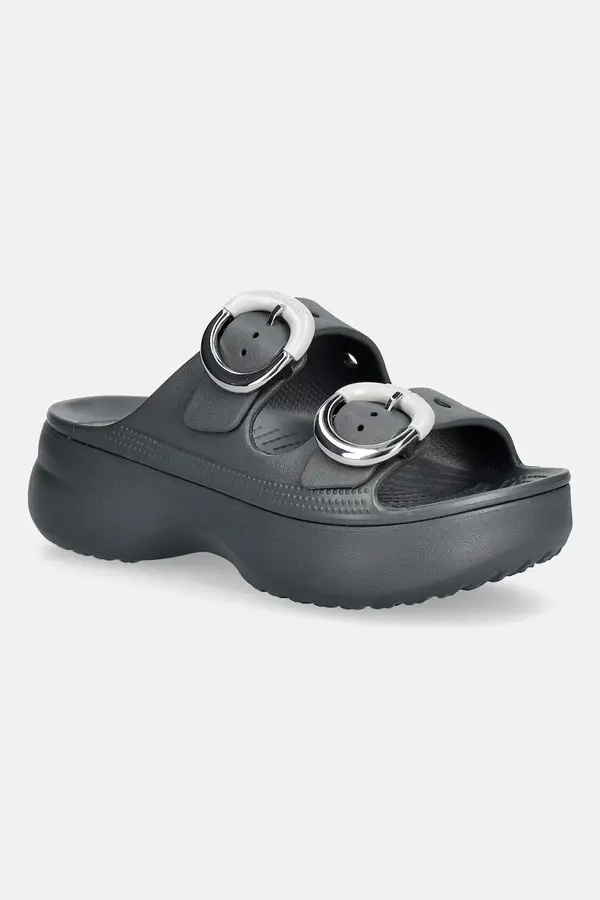Crocs Crocs natikači s platformo ženski Saturday Platform Dipped Buckle Sandal