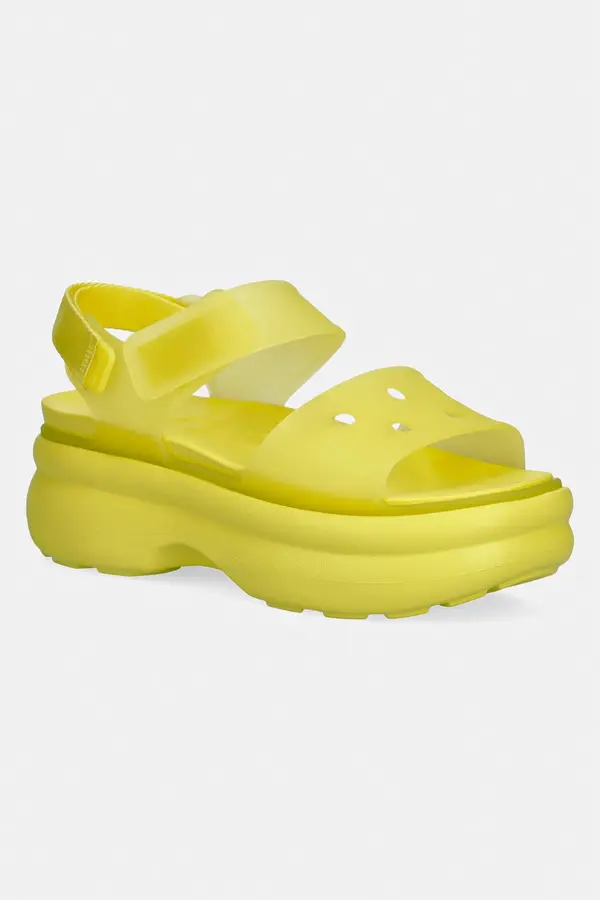 Crocs Crocs sandali s platformo ženski Soho Frosted Y Strap Sandal