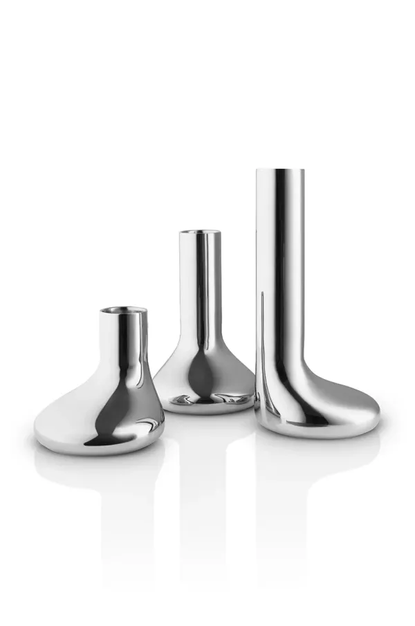 Eva Solo Dekorativen svečnik Eva Solo Mellow 3-pack siva barva, 0