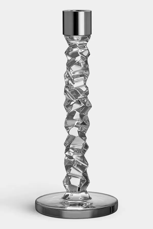 Orrefors Dekorativen svečnik Orrefors Carat 24,2 cm 2-pack