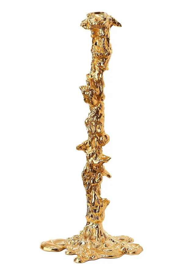 Pols Potten Dekorativen svečnik Pols Potten Drip gold XXL