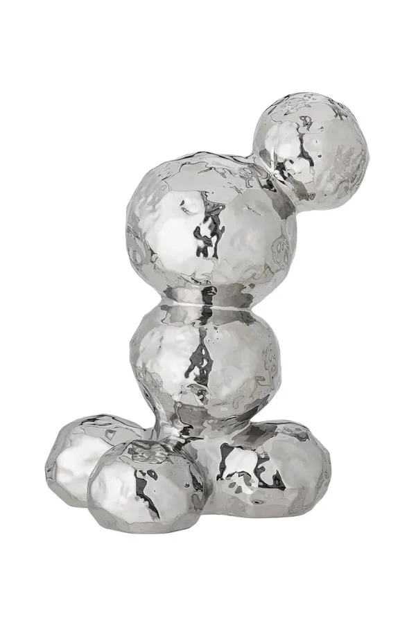 Bloomingville Dekorativna figura Bloomingville Bobby siva barva