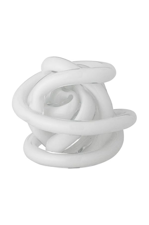 Bloomingville Dekorativna figura Bloomingville Knot bela barva