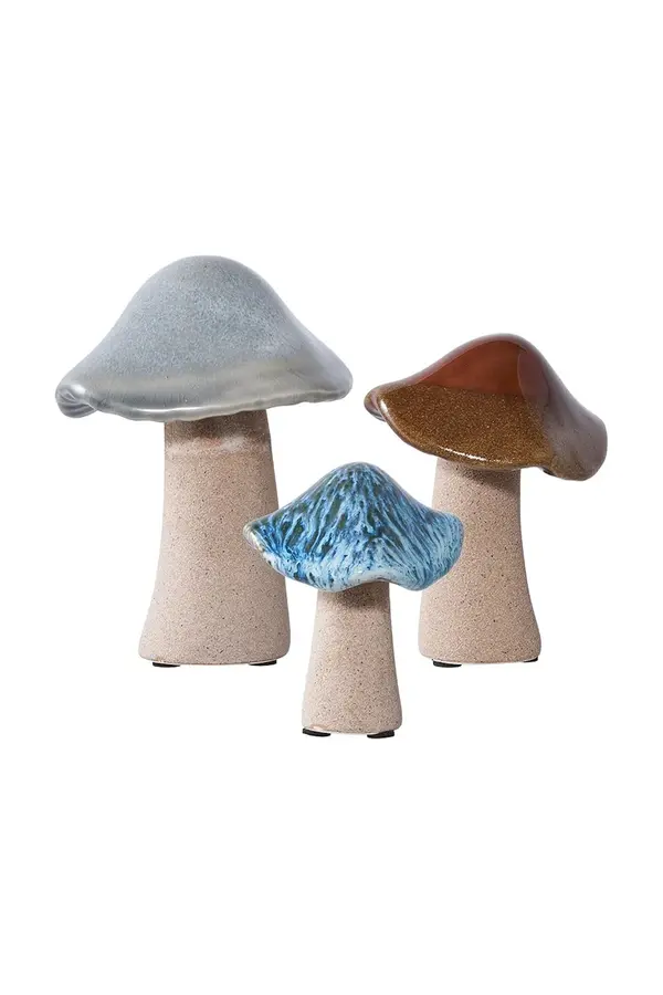 House Nordic Dekorativna figura House Nordic Mushrooms 3-pack