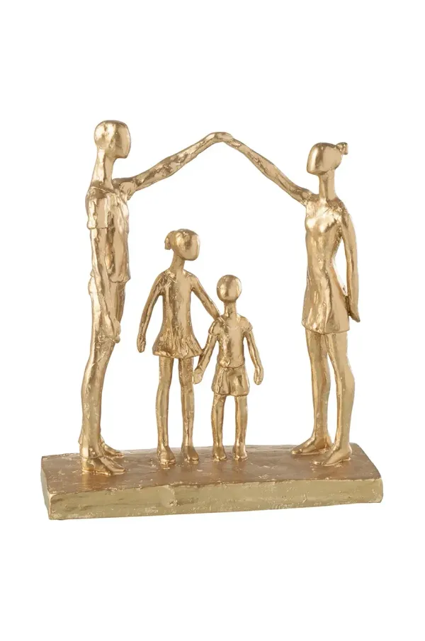 J-Line Dekorativna figura J-Line rumena barva