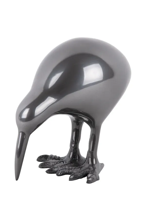Present Time Dekorativna figura Present Time Kiwi Bird siva barva