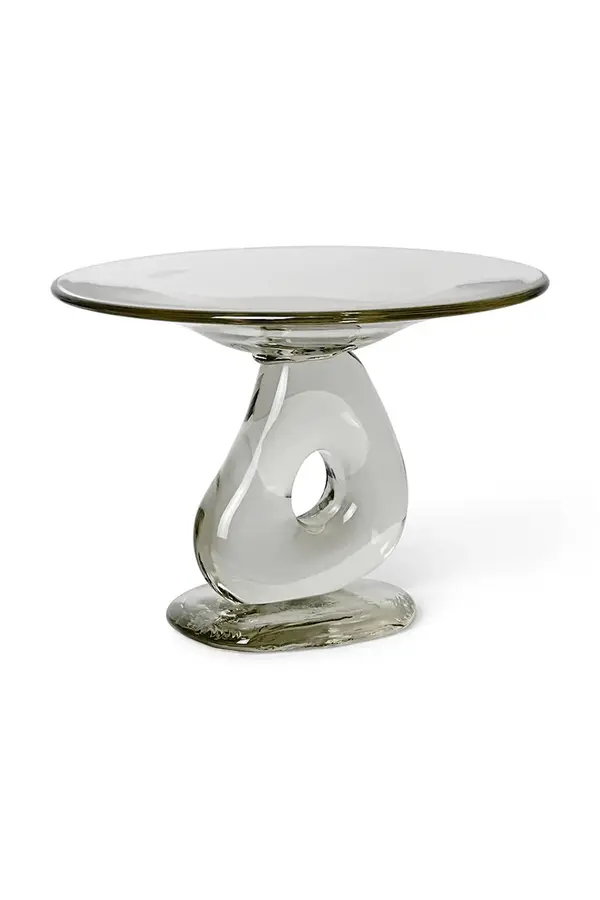 Ferm Living Dekorativna pladenj ferm LIVING Damo Glass Centrepiece 21 cm