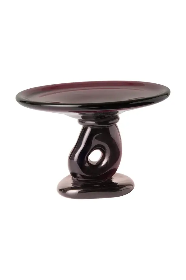 Ferm Living Dekorativna pladenj ferm LIVING Damo Glass Centrepiece 21 cm