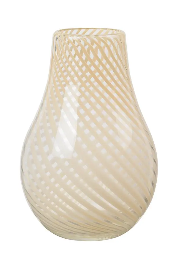 Broste Copenhagen Dekorativna vaza Broste Copenhagen Ada Crossstripe