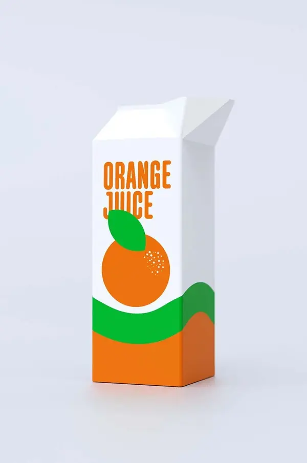 Fluid Market Dekorativna vaza Fluid Market Orange Juice