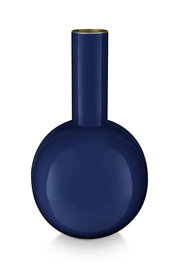 Pip Studio Dekorativna vaza Pip Studio Small Dark Blue 15 x 26 cm