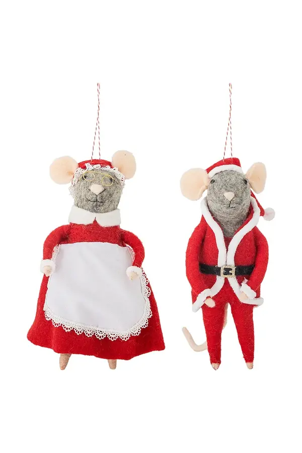 Bloomingville Dekorativni obesek Bloomingville Peo Ornament 11 x 23 x 10 cm 2-pack