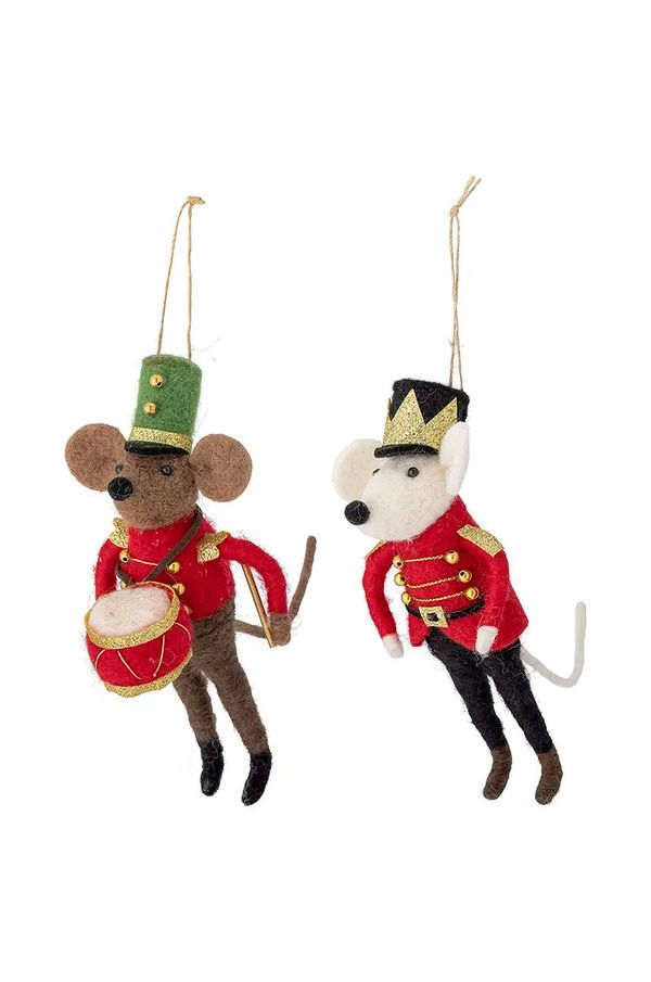 Bloomingville Dekorativni obesek Bloomingville Peo Ornament 2-pack