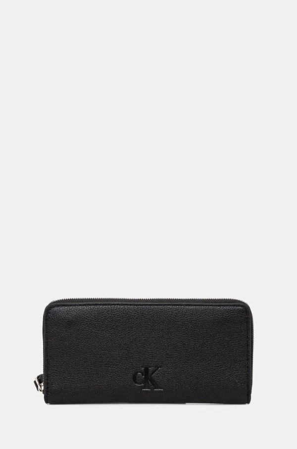 Calvin Klein Jeans Denarnica Calvin Klein Jeans ženska, črna barva, LV04K1000G