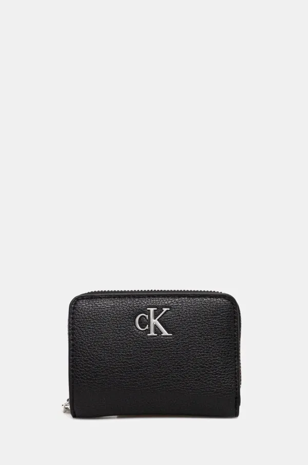Calvin Klein Jeans Denarnica Calvin Klein Jeans ženska, črna barva, LV04K1009G