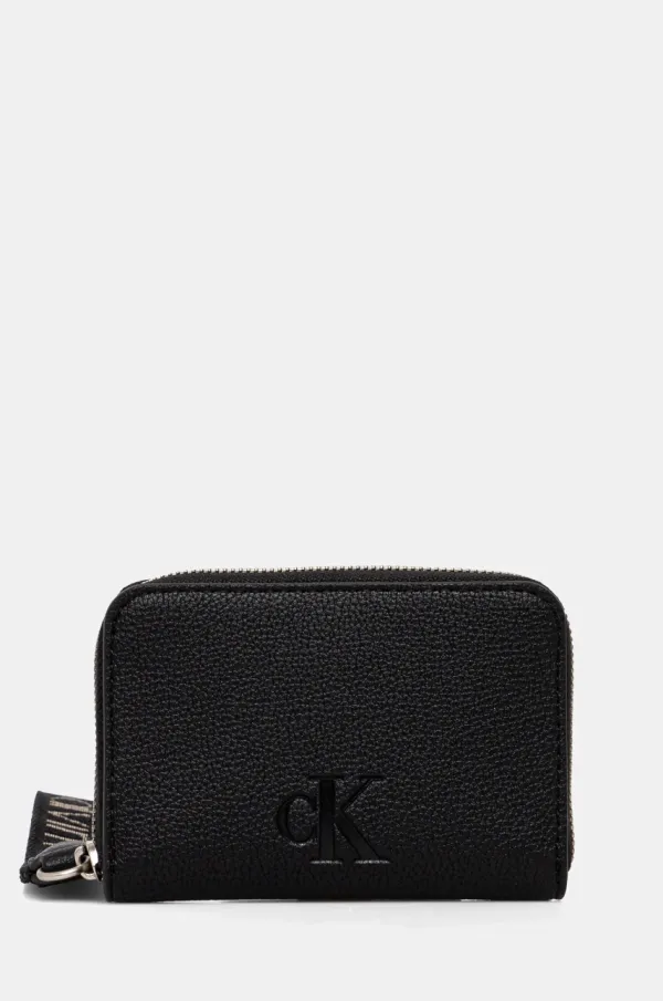 Calvin Klein Jeans Denarnica Calvin Klein Jeans ženska, črna barva, LV04K1024G