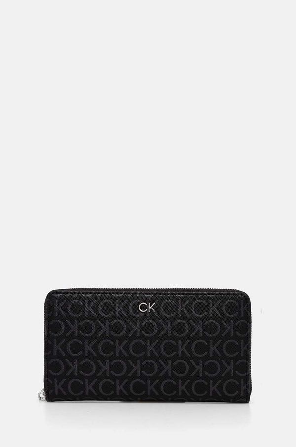 Calvin Klein Denarnica Calvin Klein ženska, črna barva, K60K612442
