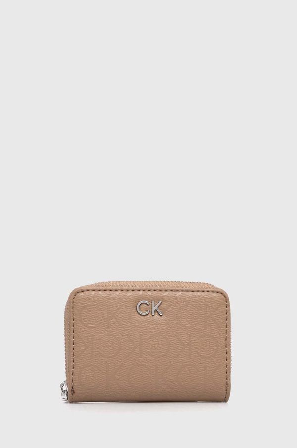 Calvin Klein Denarnica Calvin Klein ženska, rjava barva, K60K612188