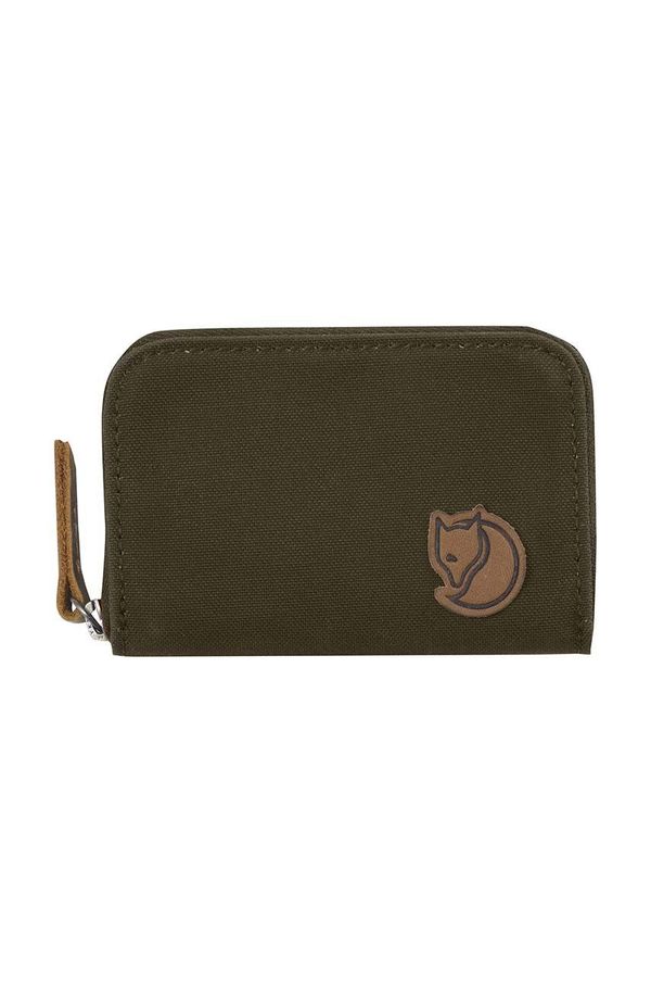 Fjallraven Denarnica Fjallraven Zip Card Holder zelena barva, F24218