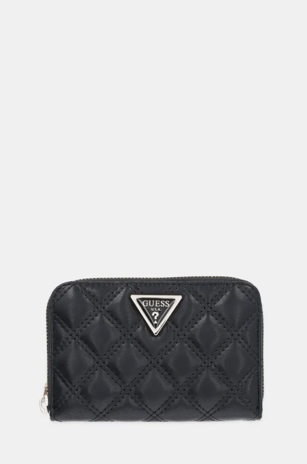Guess Denarnica Guess GIULLY ženska, črna barva, SWQG87 48140
