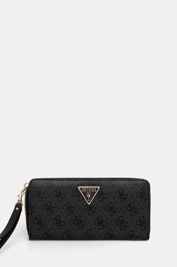 Guess Denarnica Guess LAUREL ženska, črna barva, SWSG85 00146
