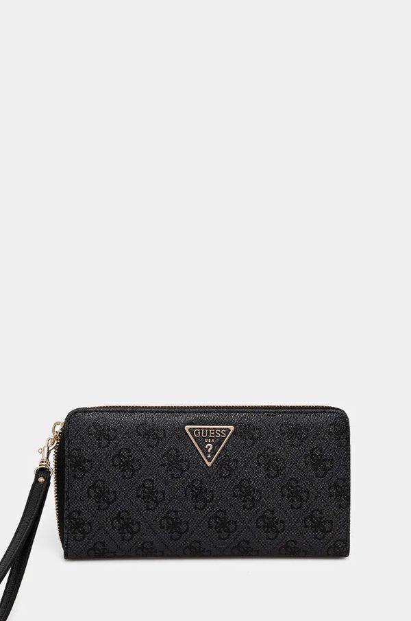 Guess Denarnica Guess LAUREL ženska, črna barva, SWSG85 00163