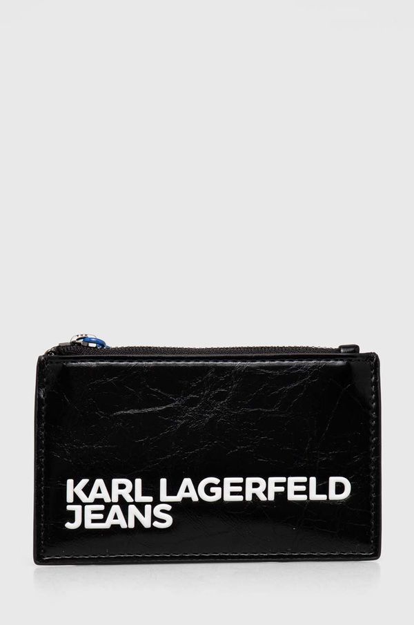 Karl Lagerfeld Jeans Denarnica Karl Lagerfeld Jeans črna barva