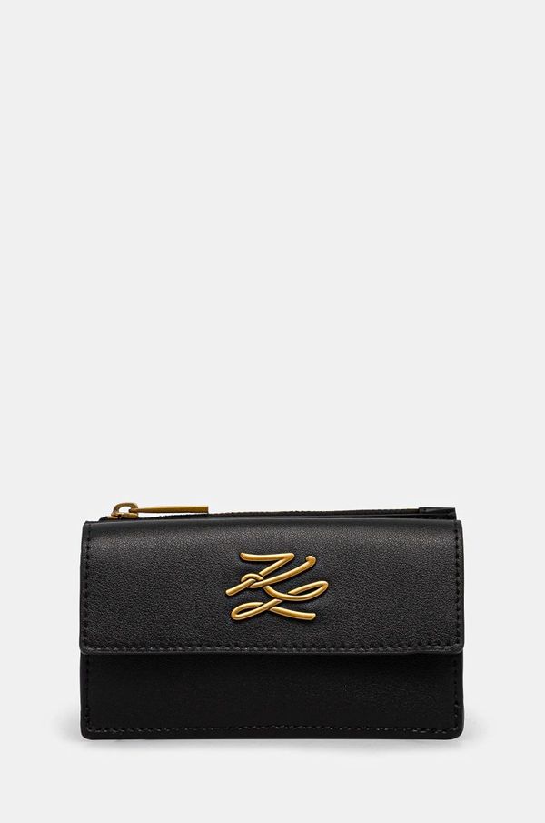 Karl Lagerfeld Denarnica Karl Lagerfeld ženska, črna barva, A1W32058