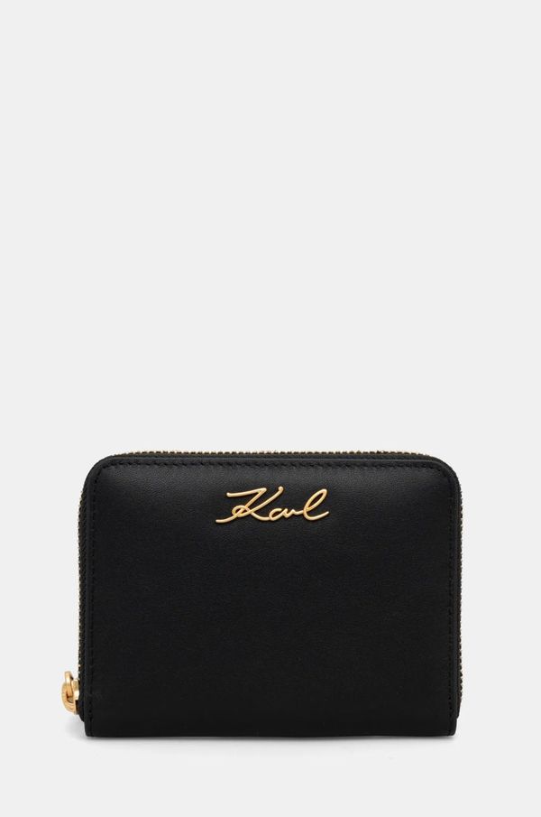 Karl Lagerfeld Denarnica Karl Lagerfeld ženska, črna barva, A1W32105