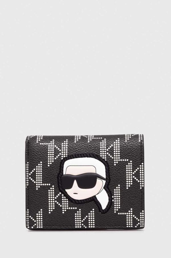 Karl Lagerfeld Denarnica Karl Lagerfeld ženski, črna barva