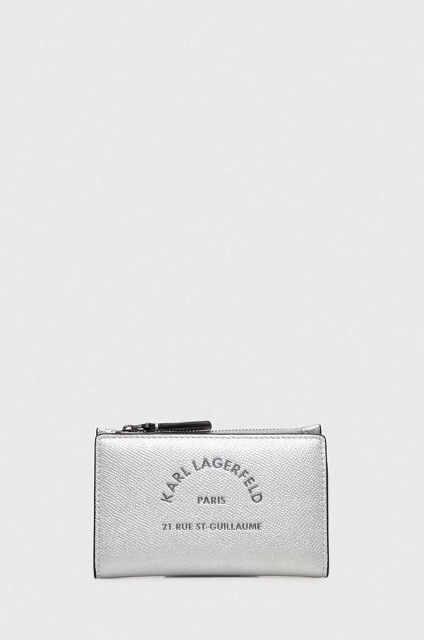 Karl Lagerfeld Denarnica Karl Lagerfeld ženski, srebrna barva