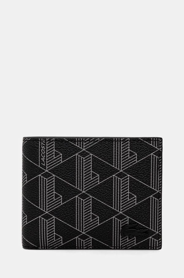 Lacoste Denarnica Lacoste moška, črna barva, NH4844LX