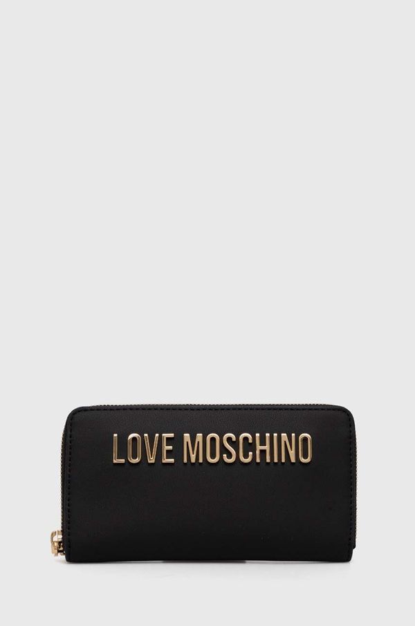 Love Moschino Denarnica Love Moschino ženska, črna barva, JC5611PP1LKD0000