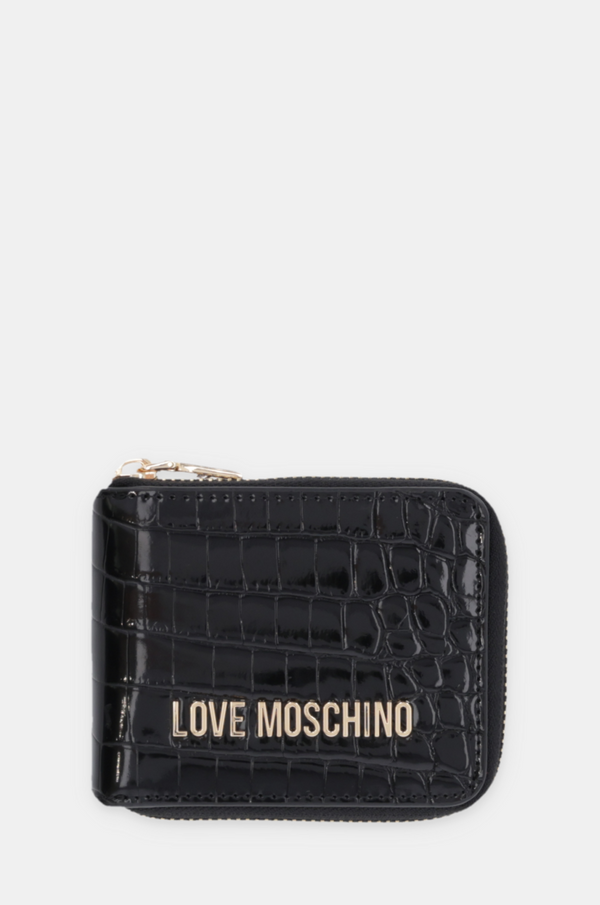 Love Moschino Denarnica Love Moschino ženska, črna barva, JC5639PP0LKJ0