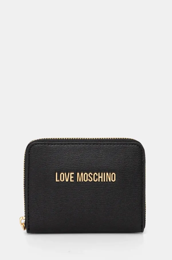 Love Moschino Denarnica Love Moschino ženska, črna barva, JC5702PP1