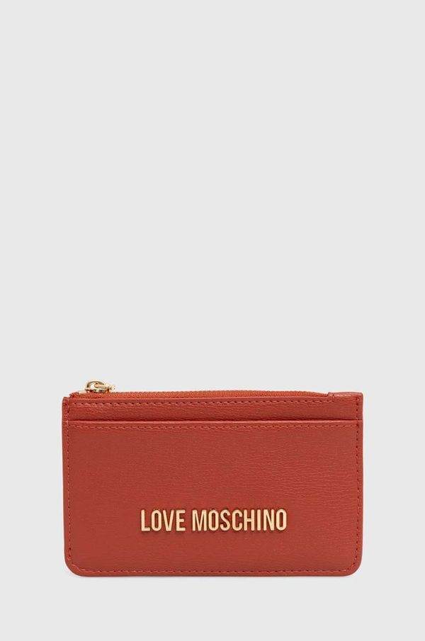 Love Moschino Denarnica Love Moschino ženska, oranžna barva, JC5614PP1LLD0000