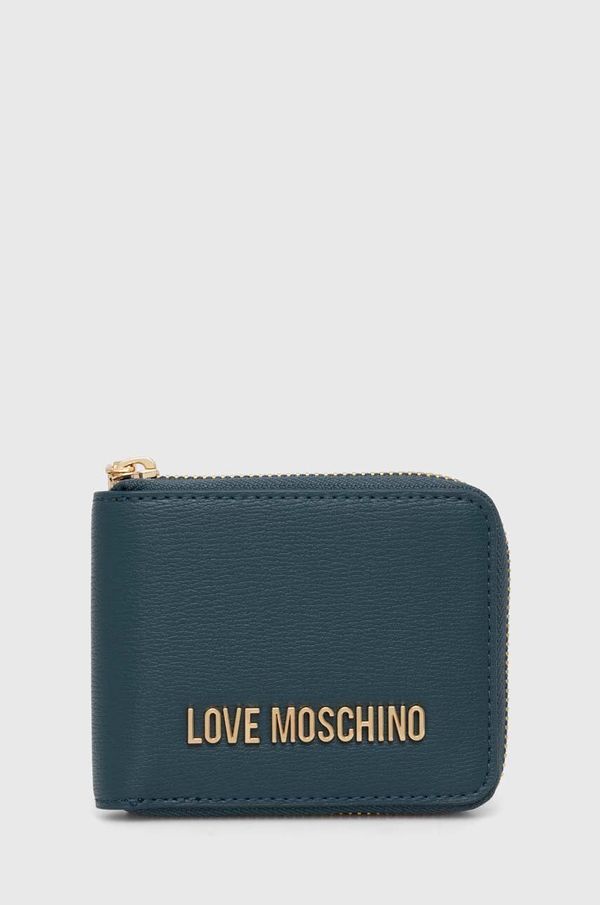 Love Moschino Denarnica Love Moschino ženska, zelena barva, JC5639PP1LLD0000