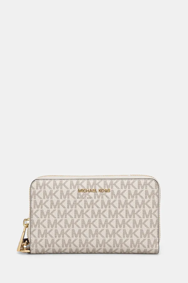 MICHAEL Michael Kors Denarnica MICHAEL Michael Kors ženska, bež barva, 32F1GJ6E2B