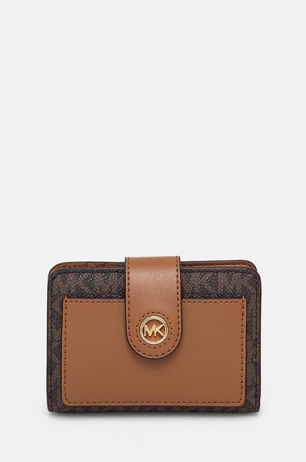 MICHAEL Michael Kors Denarnica MICHAEL Michael Kors ženska, rjava barva, 32R4G0KF5B