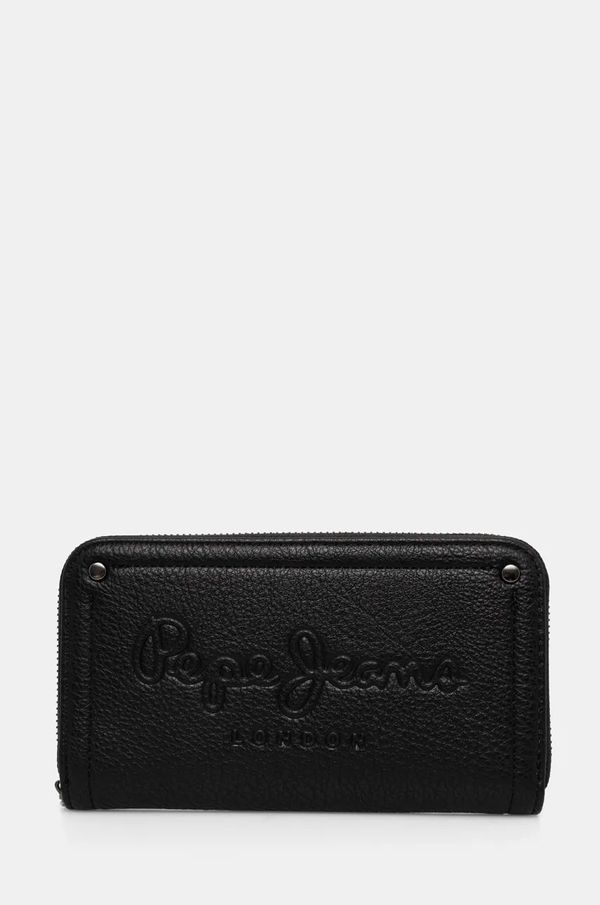 Pepe Jeans Denarnica Pepe Jeans ICON WALLET ženska, črna barva, PL070260