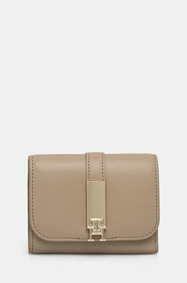 Tommy Hilfiger Denarnica Tommy Hilfiger ženska, bež barva, AW0AW16579